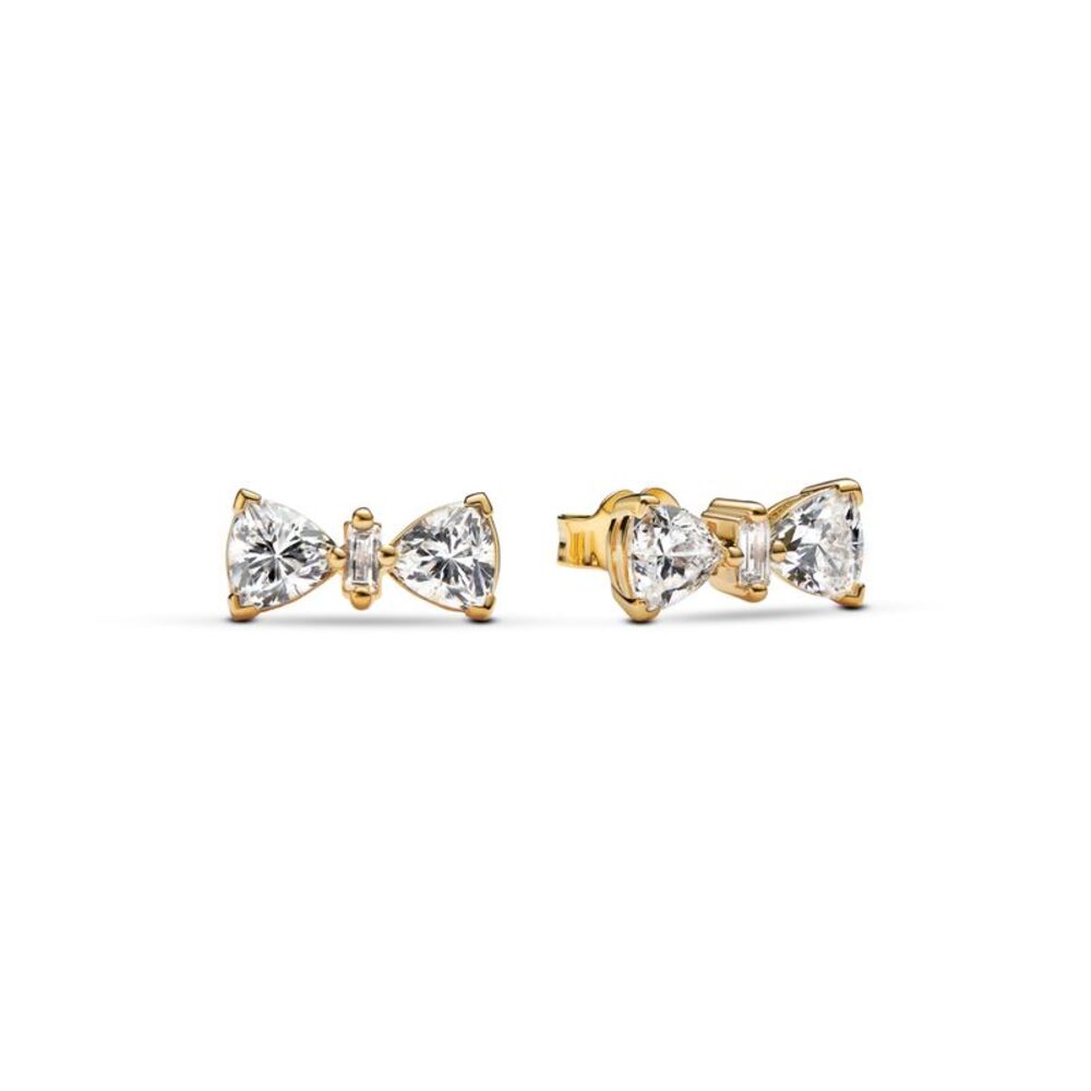Pandora Timeless Sparkling Bow Stud Earrings